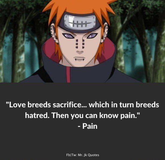 Naruto Shippuden Pain Quotes