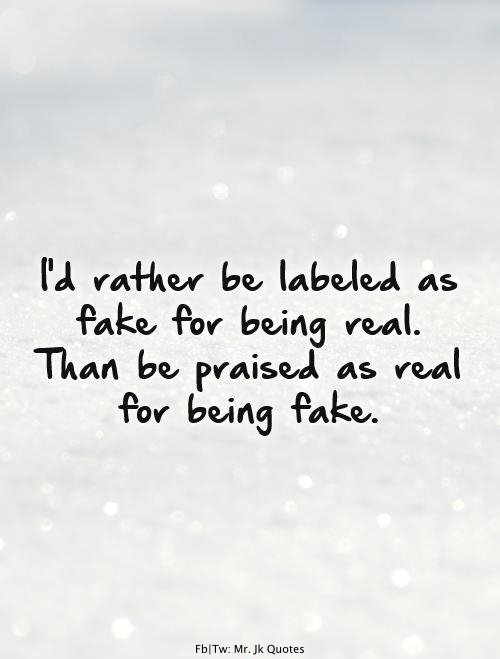 Being Real Quotes