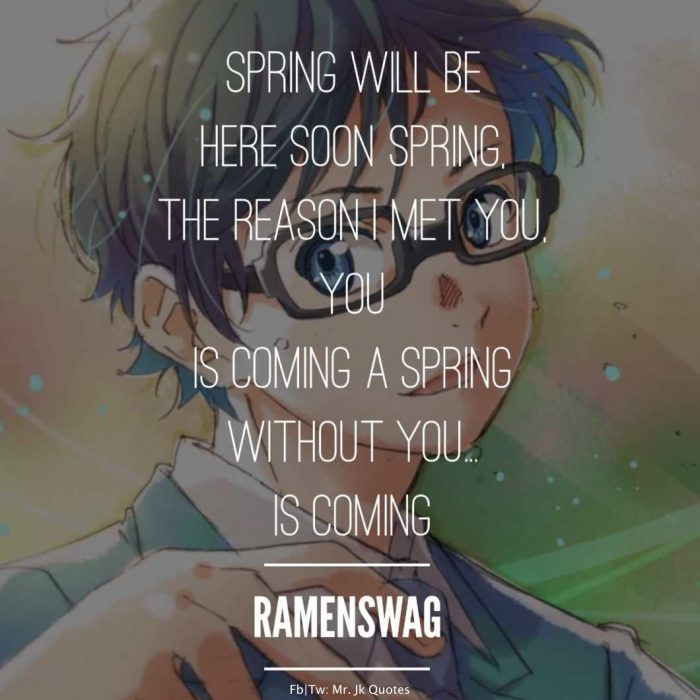 Your Lie in April Quotes
