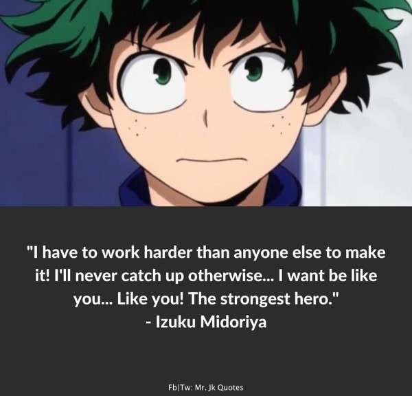 My Hero Academia Quotes