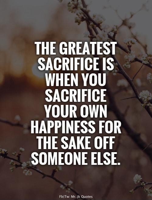 Quotes about Sacrifice