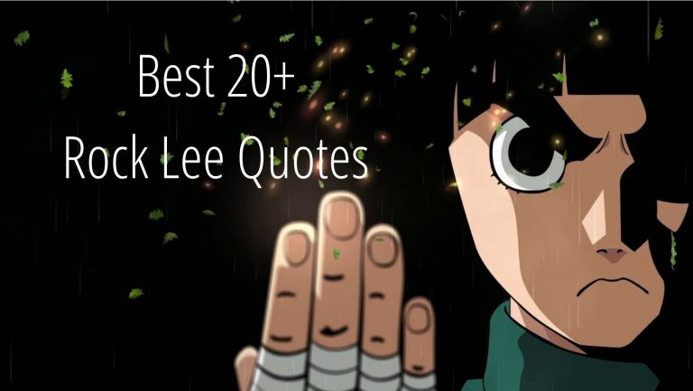 Rock Lee Quotes