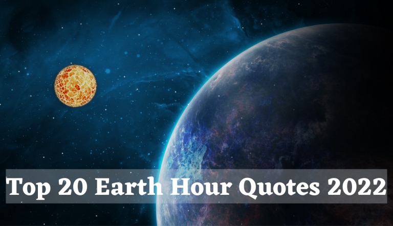 Earth Hour Quotes 2022